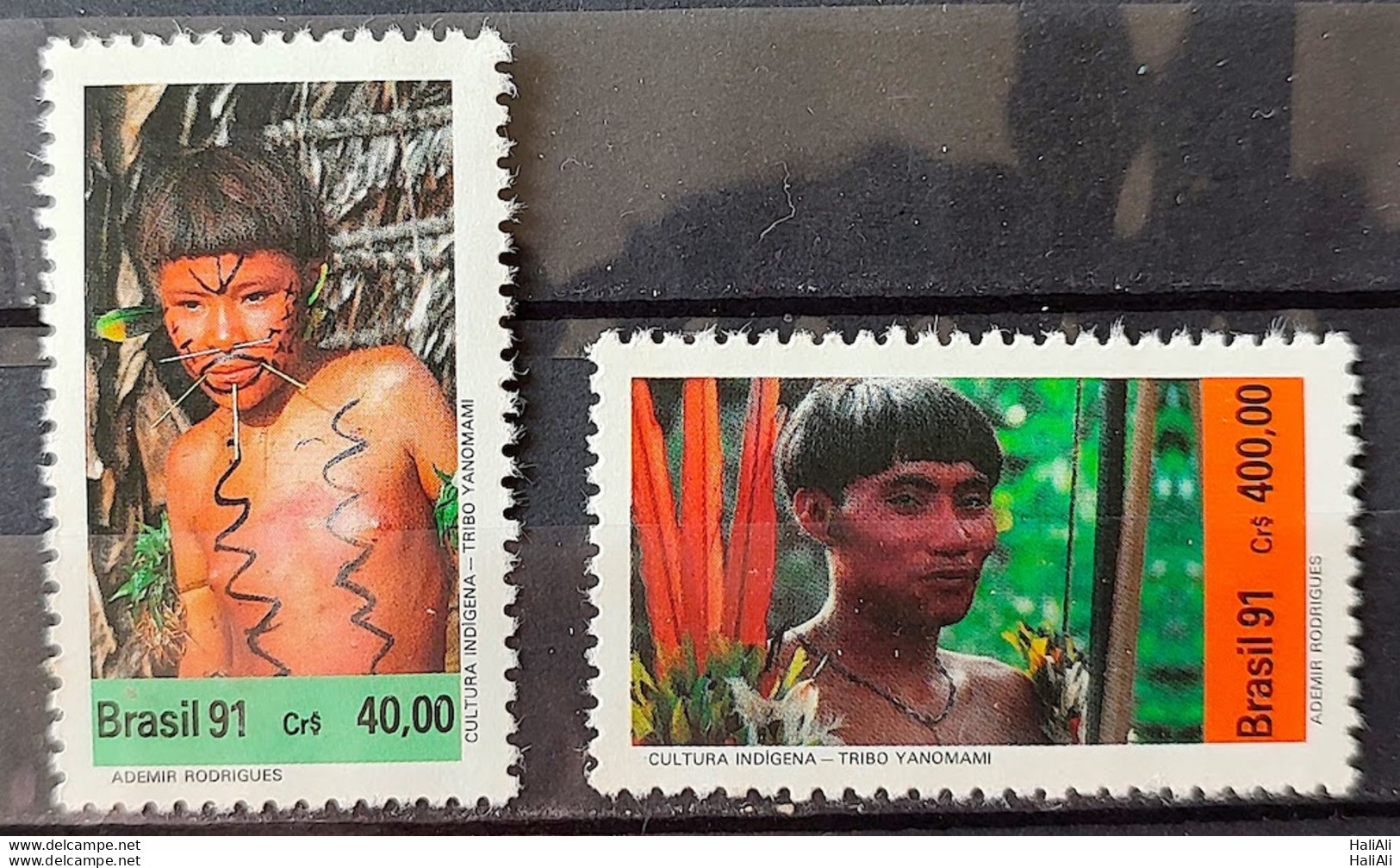 C 1734 Brazil Stamp Indian Yanomami Indian Culture 1991 Block Of 4 - Ungebraucht