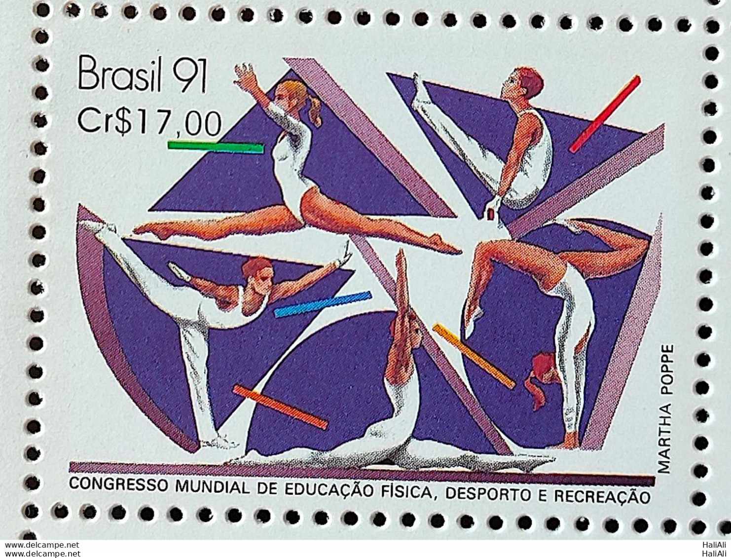 C 1718 Brazil Stamp Congress Education Physical Foz Do Iguacu 1991 - Ungebraucht