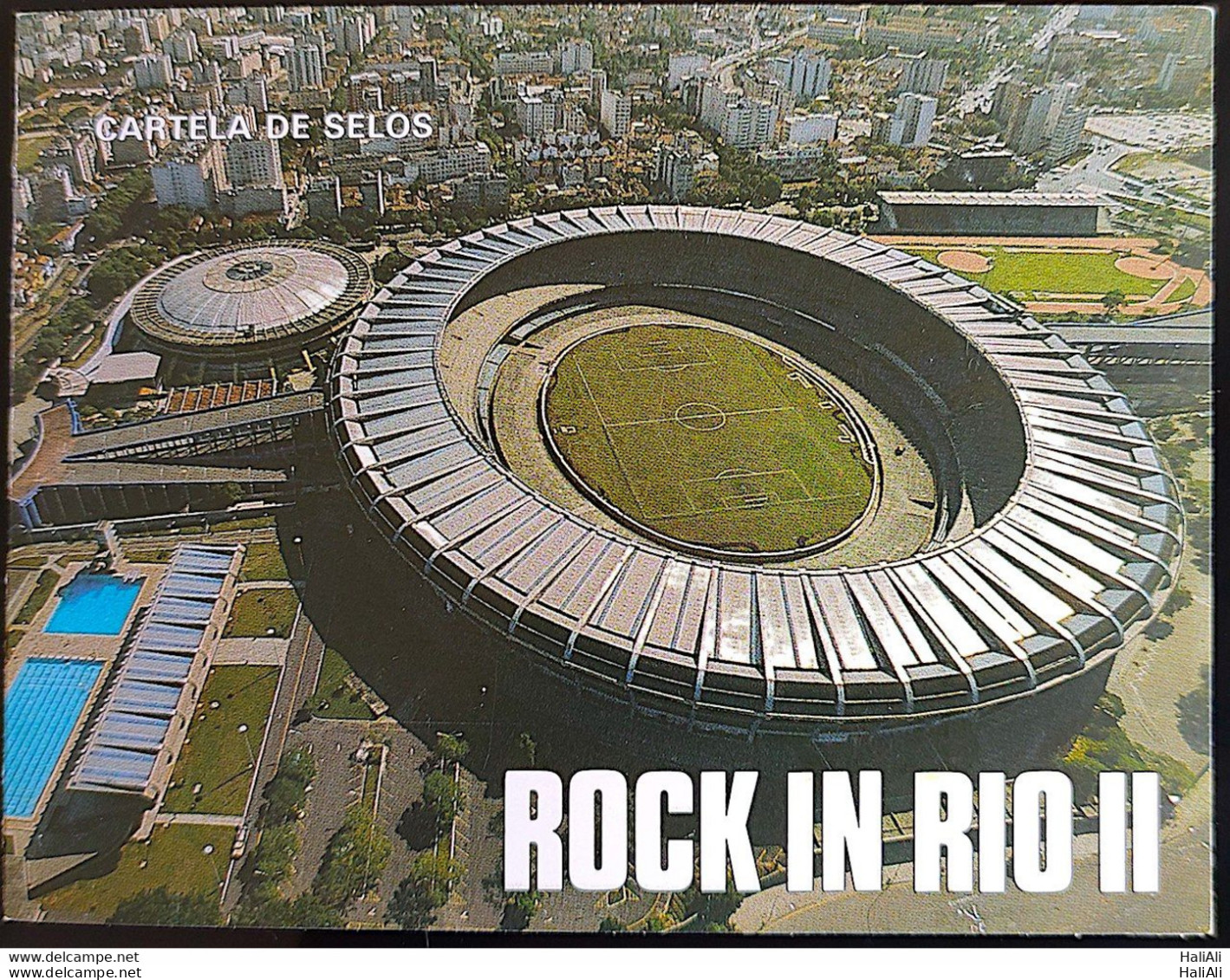 Brazil Regular Stamp Cd 16 Music Rock In Rio Raul Seixas Cazuza 1991 - Andere & Zonder Classificatie