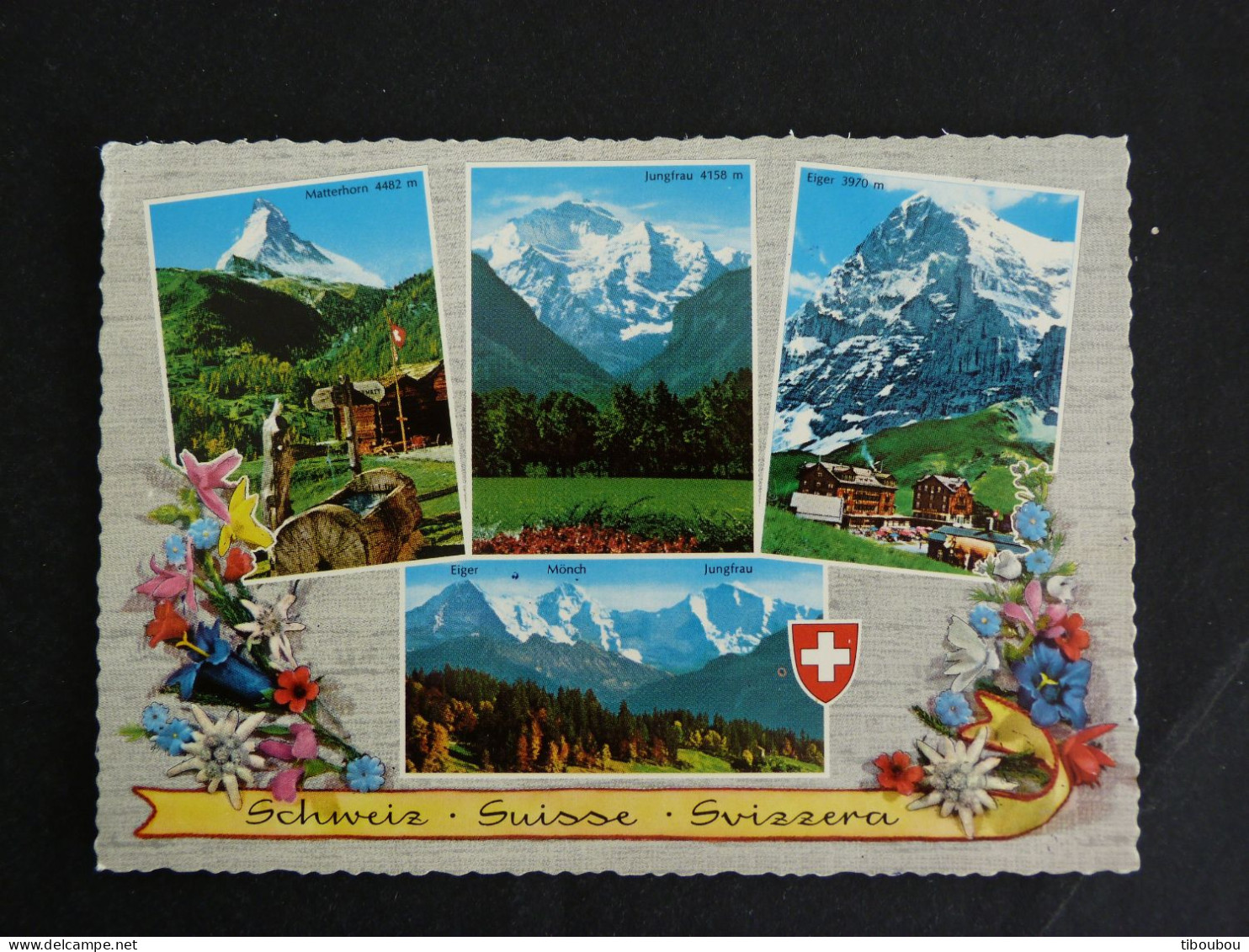 SUISSE SCHWEIZ SWITZERLAND HELVETIA AVEC YT 855 EUROPA - BISSONE LAGO DI LUGANO - Lettres & Documents