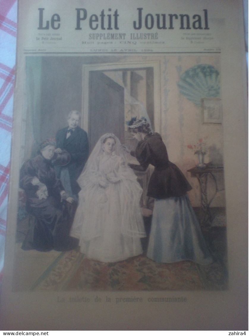 L Petit Journal 178 Toilette 1ere Communiante Explosion Restau. Foyot Partition Stuart Homme En Or Foire Du Pain D'épice - Zeitschriften - Vor 1900
