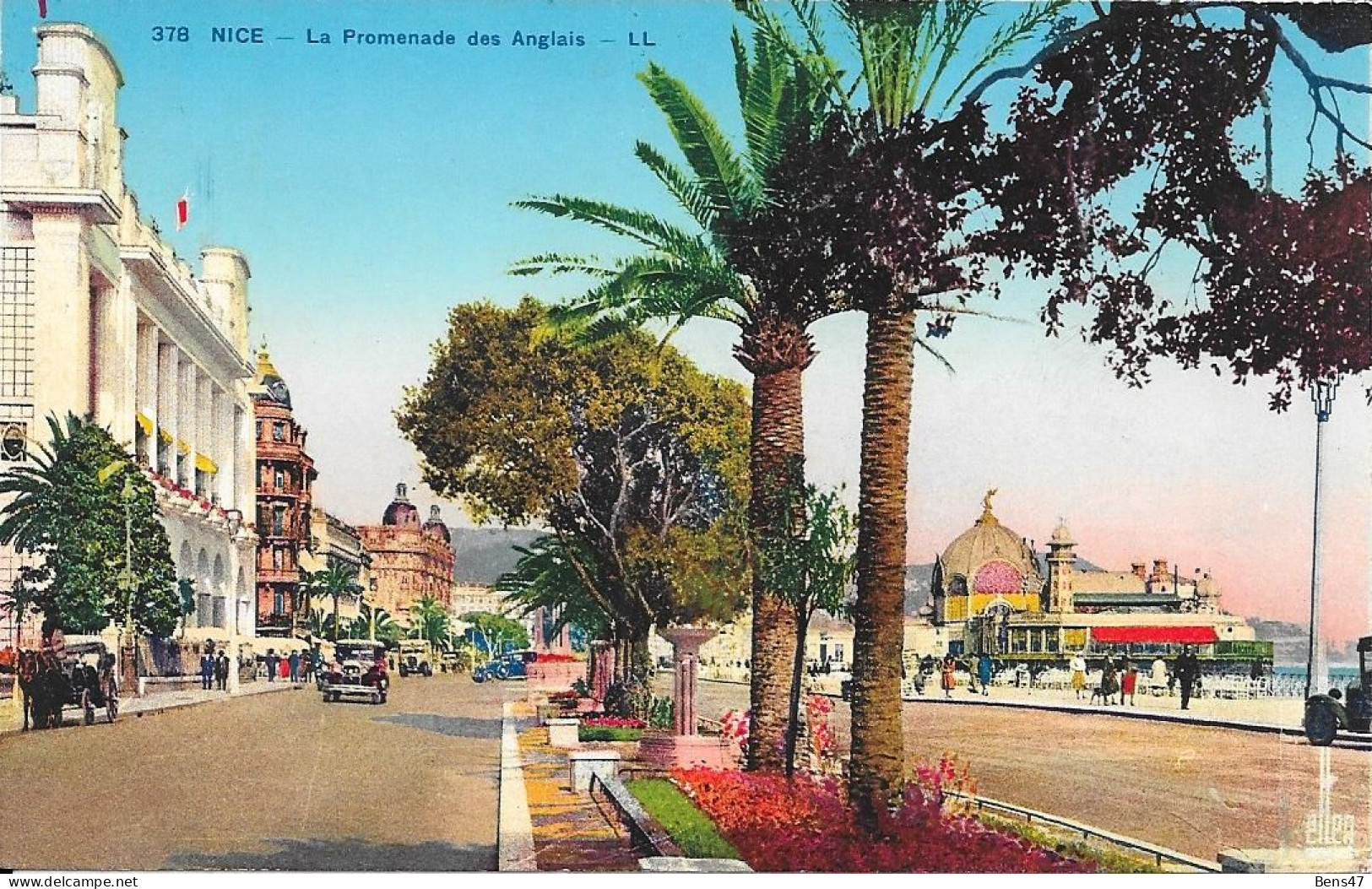 06 Nice La Promenade Des Anglais - Transport Urbain - Auto, Autobus Et Tramway