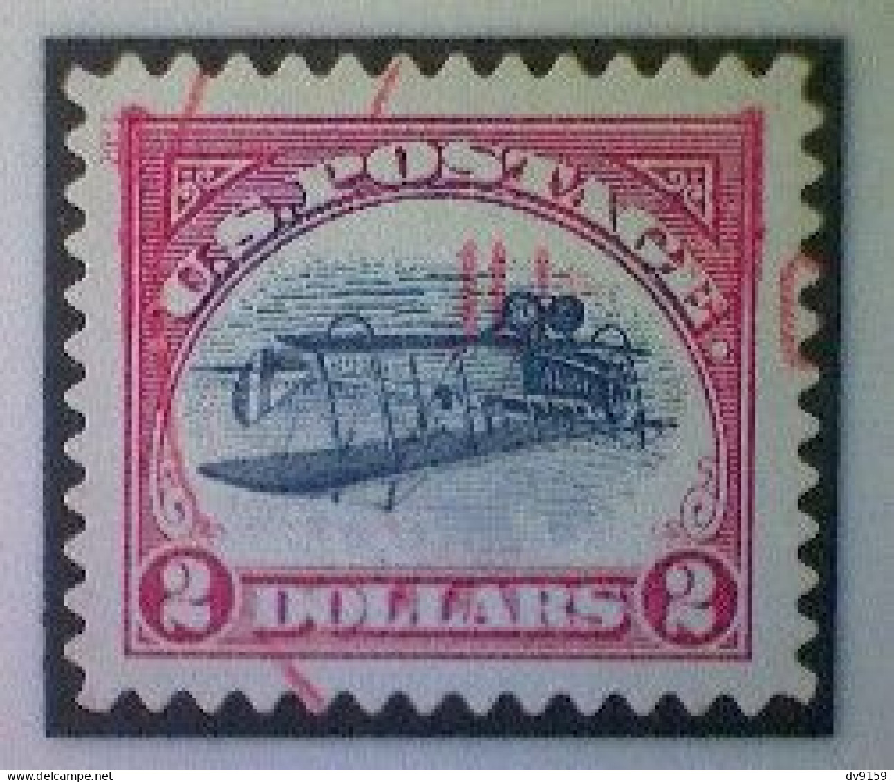 United States, Scott #4806a, Used(o), 2013, Inverted Jenny, Single, $2, Blue, Black, And Red - Usados