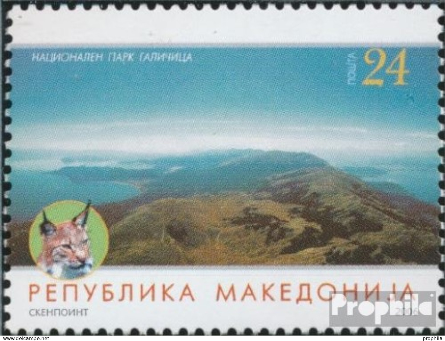 Makedonien 404 (kompl.Ausg.) Postfrisch 2006 Naturschönheiten - Macedonië