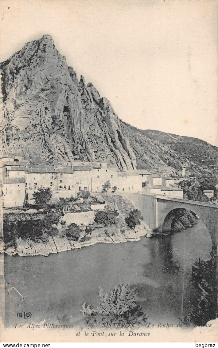 SISTERON    PONT SUR LA DURANCE - Sisteron