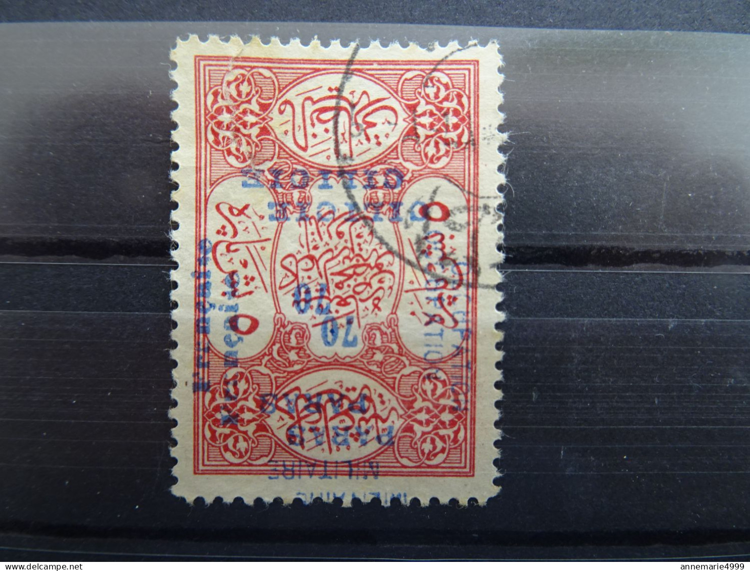 Cilicie N° 78e  Oblitéré "double Surcharge Dont Une Renversée  Cote 65 € - Used Stamps