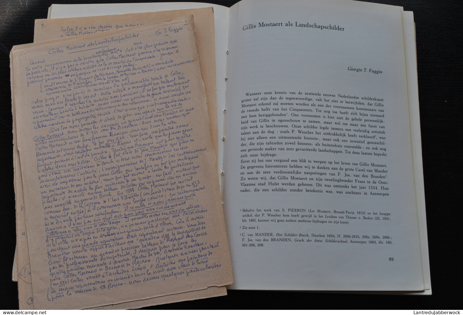 KONINKLIJK MUSEUM VOOR SCHONE KUNSTEN ANTWERPEN JAARBOEK 1964 + Manuscrits Originaux Articles Traduction En Français - Historia