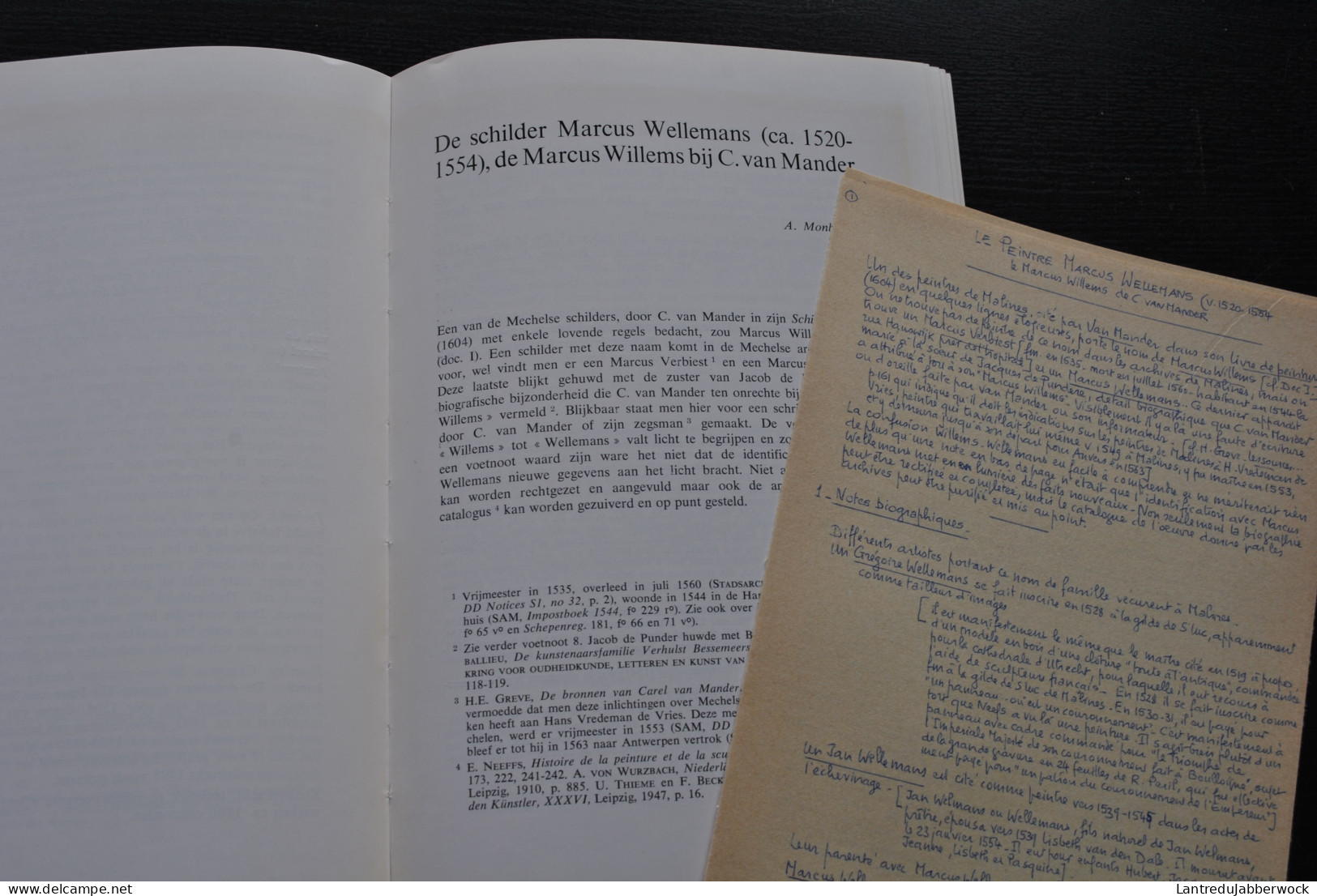 KONINKLIJK MUSEUM VOOR SCHONE KUNSTEN ANTWERPEN JAARBOEK 1975 + manuscrits originaux traduction des articles en français