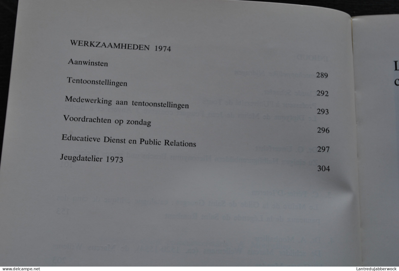 KONINKLIJK MUSEUM VOOR SCHONE KUNSTEN ANTWERPEN JAARBOEK 1975 + manuscrits originaux traduction des articles en français