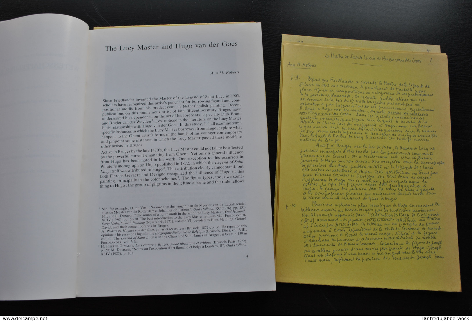 KONINKLIJK MUSEUM VOOR SCHONE KUNSTEN ANTWERPEN JAARBOEK 1987 + Manuscrits Originaux Traduction Des Articles En Français - Geschiedenis