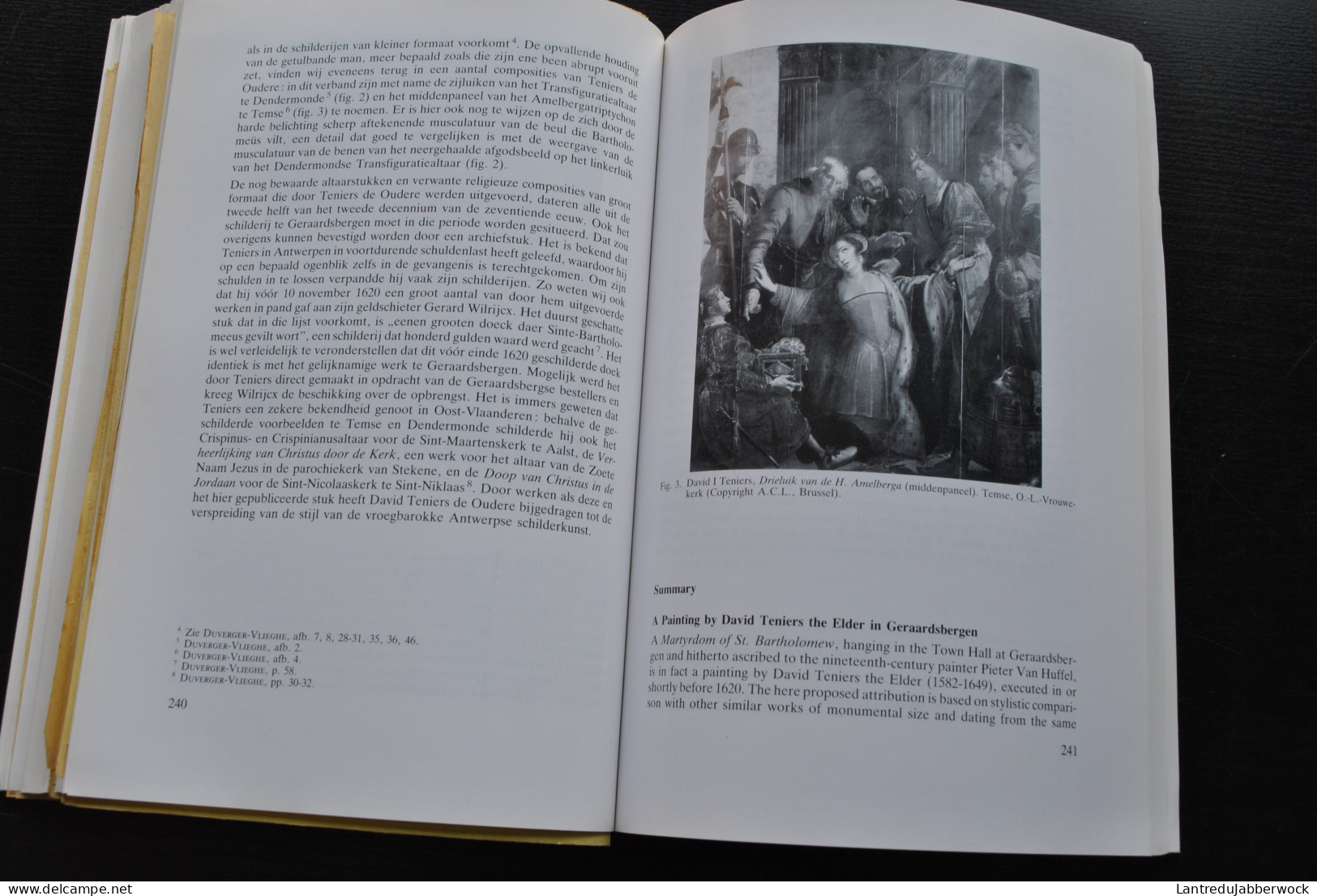 KONINKLIJK MUSEUM VOOR SCHONE KUNSTEN ANTWERPEN JAARBOEK 1987 + manuscrits originaux traduction des articles en français