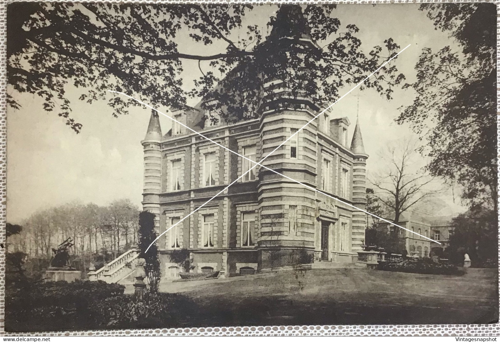 GERAARDSBERGEN GRAMMONT Vue Sur Le Château Zicht Op Het Kasteel Van ONKERZELE PK CP édit Pevenage-Capiau - Geraardsbergen