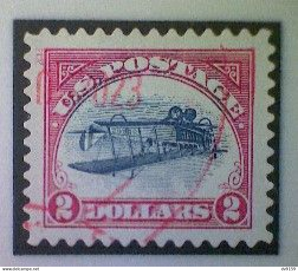 United States, Scott #4806a, Used(o), 2013, Inverted Jenny, Single, $2, Blue, Black, And Red - Gebraucht