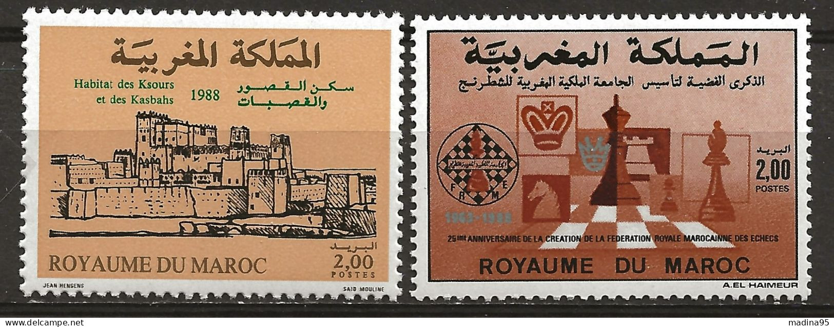 MAROC: **, N° YT 1064 Et 1065, TB - Morocco (1956-...)