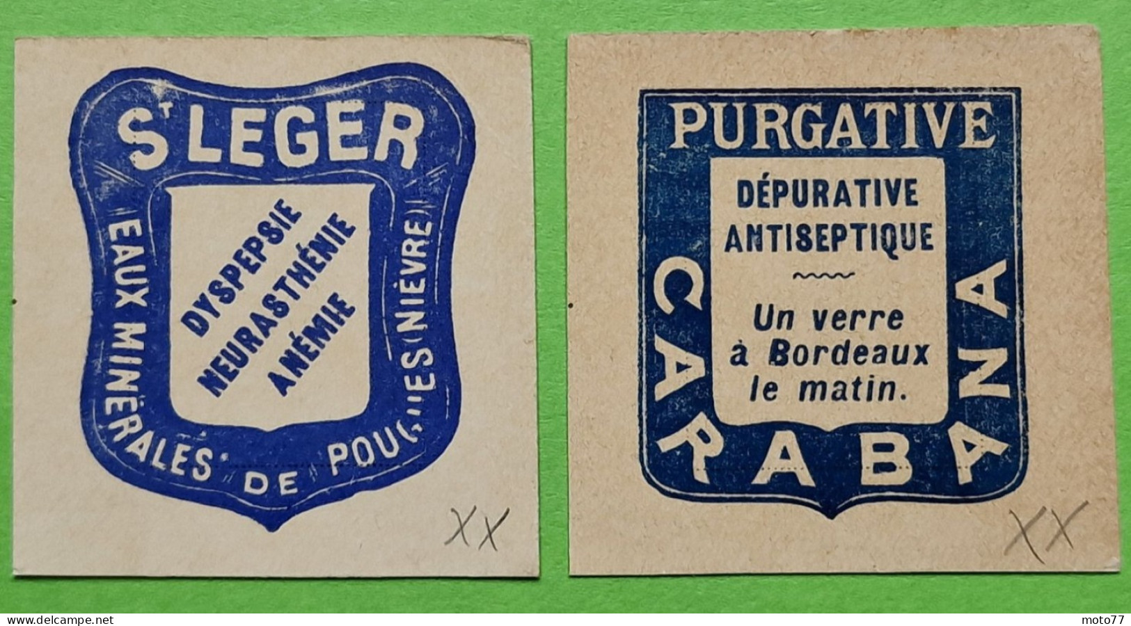 PORTE-TIMBRE France 1370 Et 1092 Yvert & Tellier 2010 - SAINT LEGER CARABANA - Fragment Imprimé Sans Timbre / COTE 70€ - Non Classés