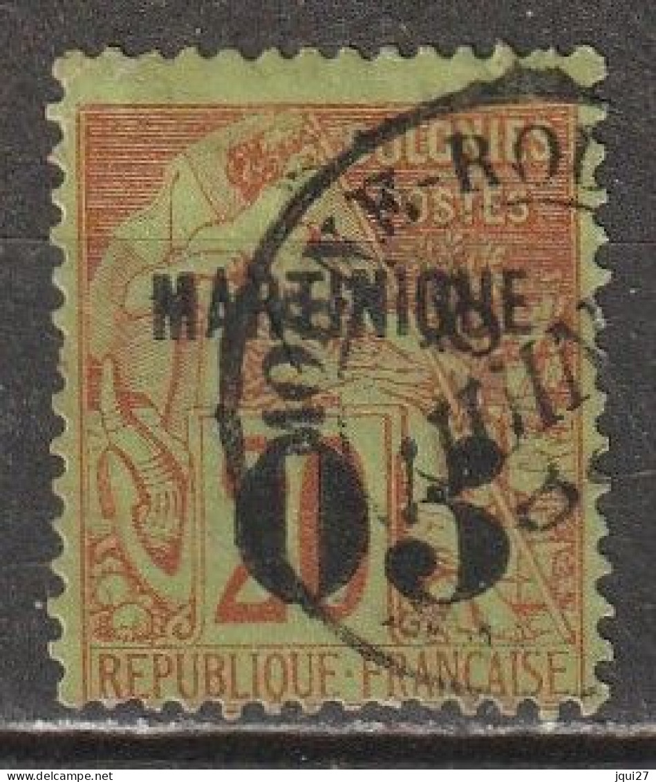 Martinique N° 4 Oblitération Morne Rouge - Usados