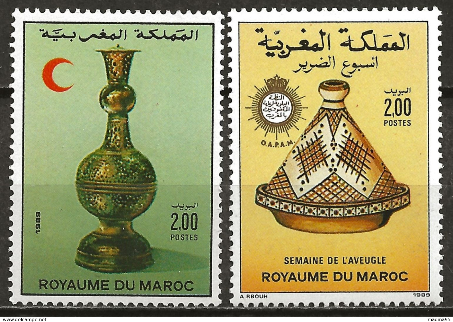 MAROC: **, N° YT 1066 Et 1067, TB - Marokko (1956-...)