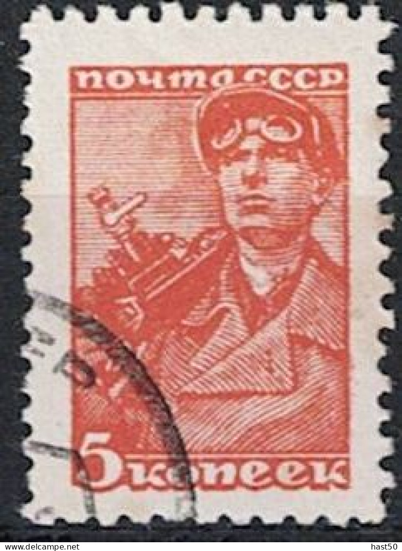 Sowjetunion UdSSR - Bergmann (MiNr. 676 II C) 1956 - Gest Used Obl - Used Stamps
