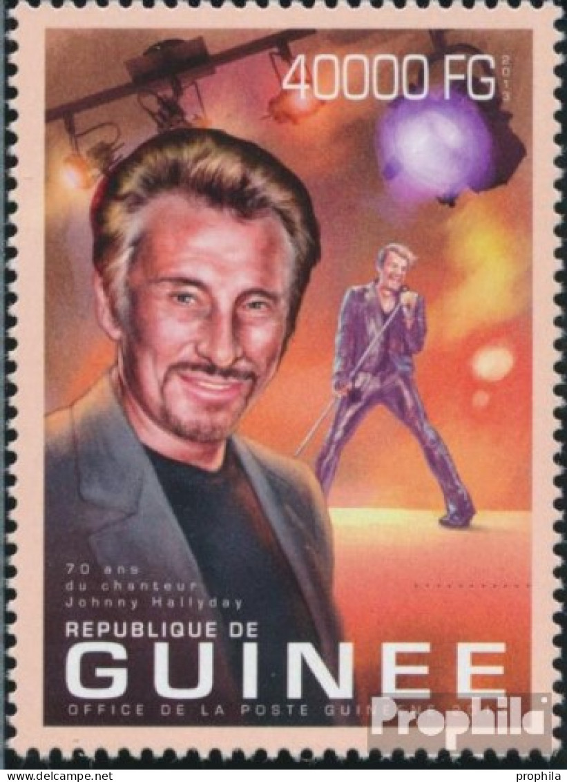 Guinea 9901 (kompl. Ausgabe) Postfrisch 2013 Johnny Hallyday - Guinea (1958-...)