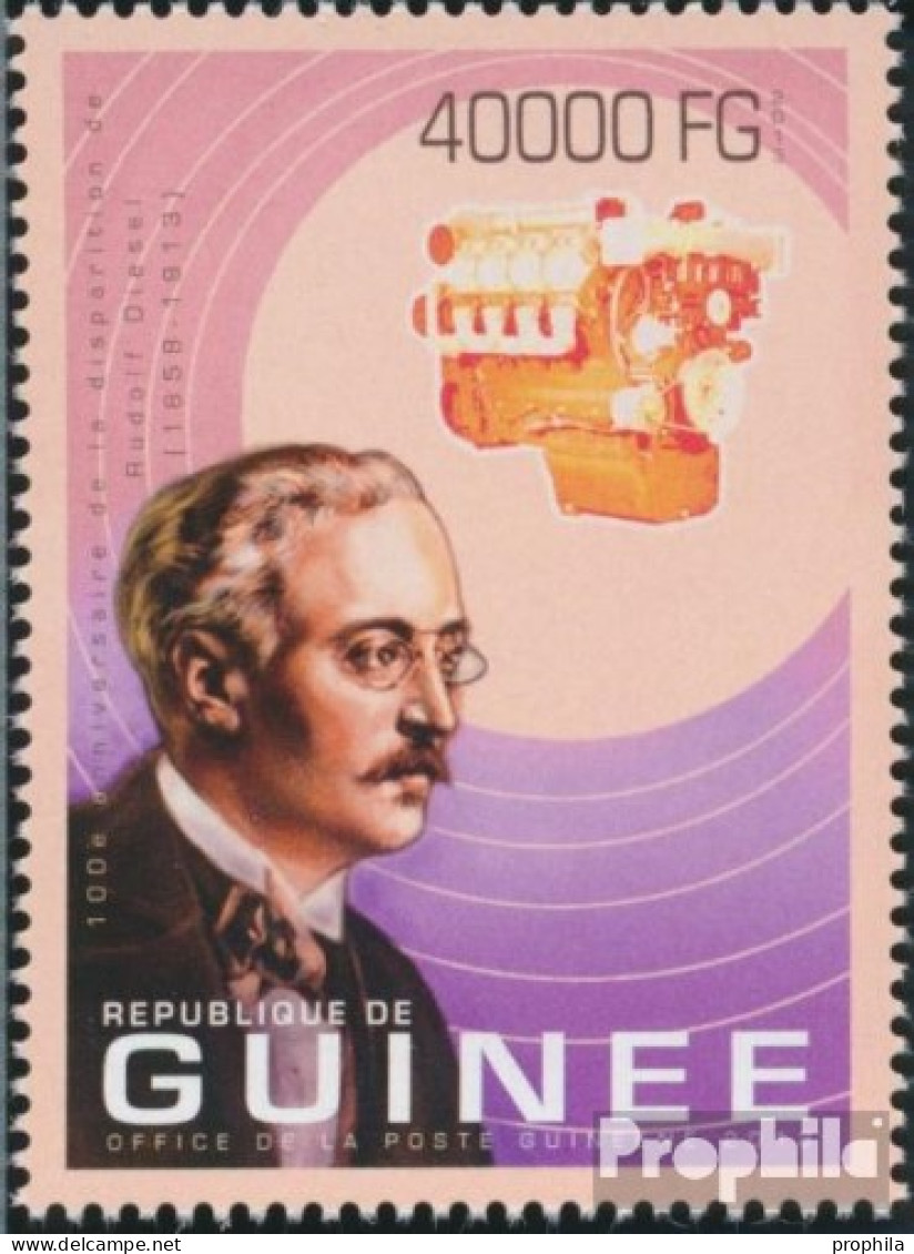 Guinea 9897 (kompl. Ausgabe) Postfrisch 2013 Rudolf Diesel - Guinea (1958-...)