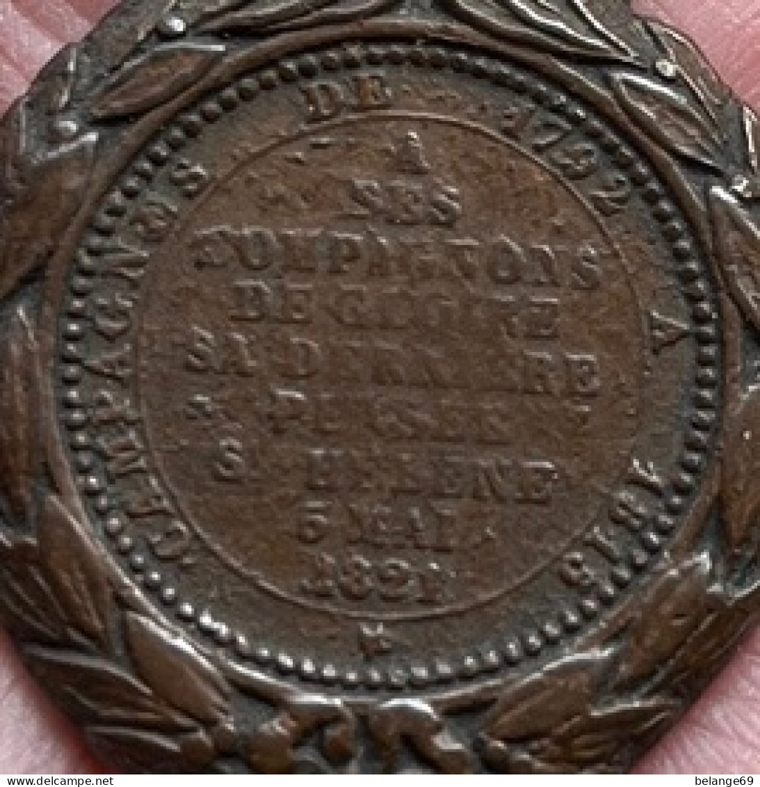 Napoleon Premier - Médaille De Saint Hélène - 1857 - Ante 1871