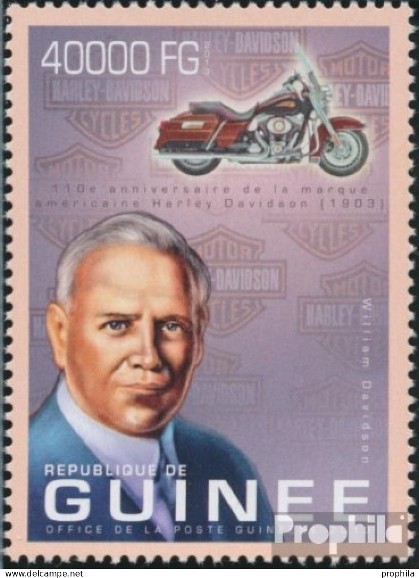 Guinea 9893 (kompl. Ausgabe) Postfrisch 2013 Harley Davidson - Guinée (1958-...)