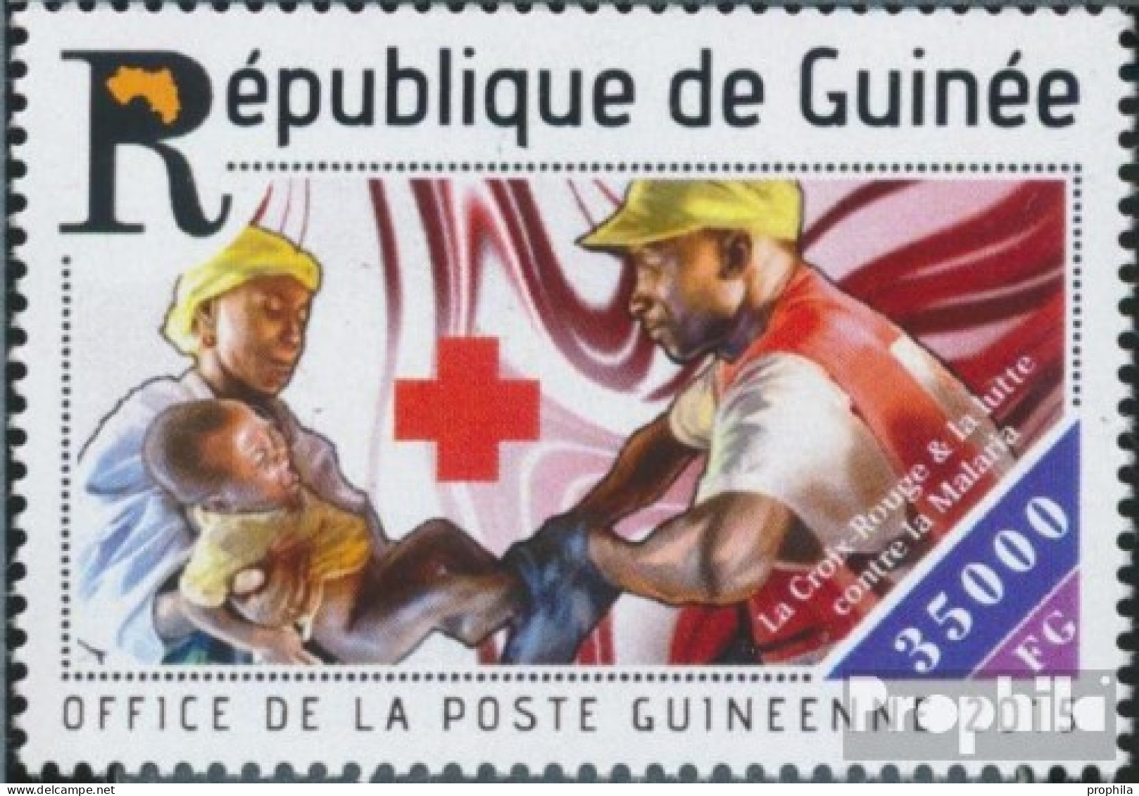 Guinea 11082 (kompl. Ausgabe) Postfrisch 2015 Rotes Kreuz - Guinea (1958-...)