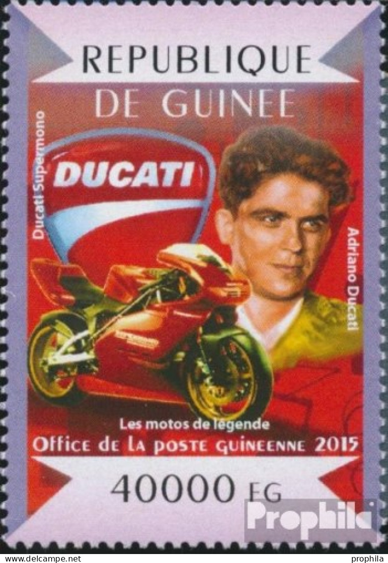Guinea 11001 (kompl. Ausgabe) Postfrisch 2015 Legendäre Motorräder - Guinea (1958-...)