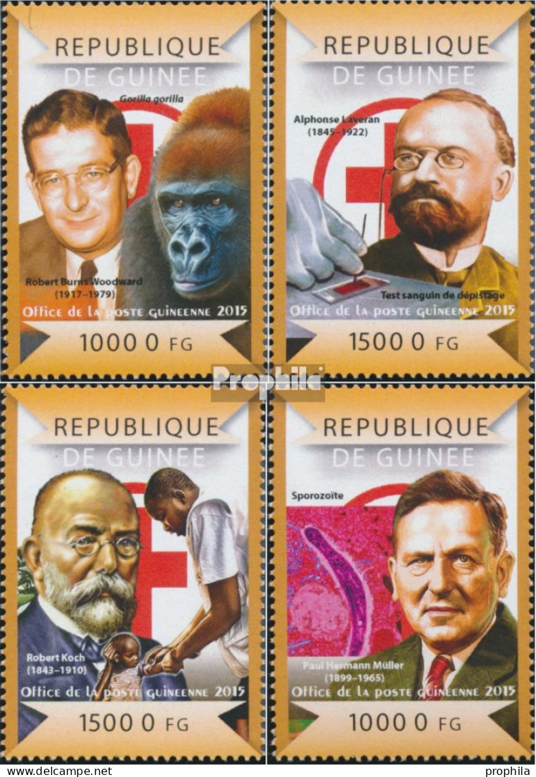 Guinea 10987-10990 (kompl. Ausgabe) Postfrisch 2015 Kampf Gegen Malaria - Guinea (1958-...)