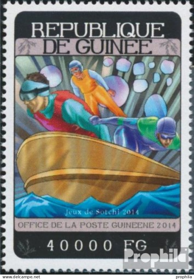 Guinea 10526 (kompl. Ausgabe) Postfrisch 2014 Sotschi 2014 - Guinée (1958-...)