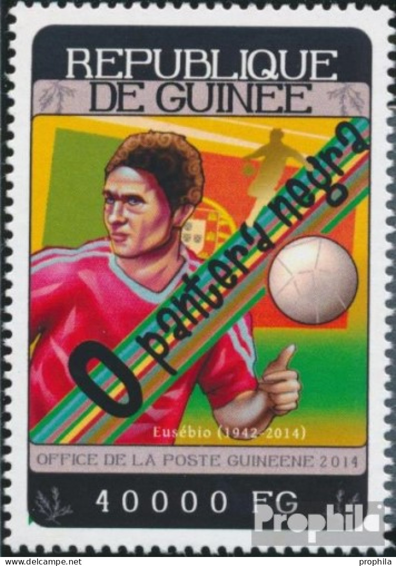 Guinea 10521 (kompl. Ausgabe) Postfrisch 2014 Eusebio - Guinea (1958-...)