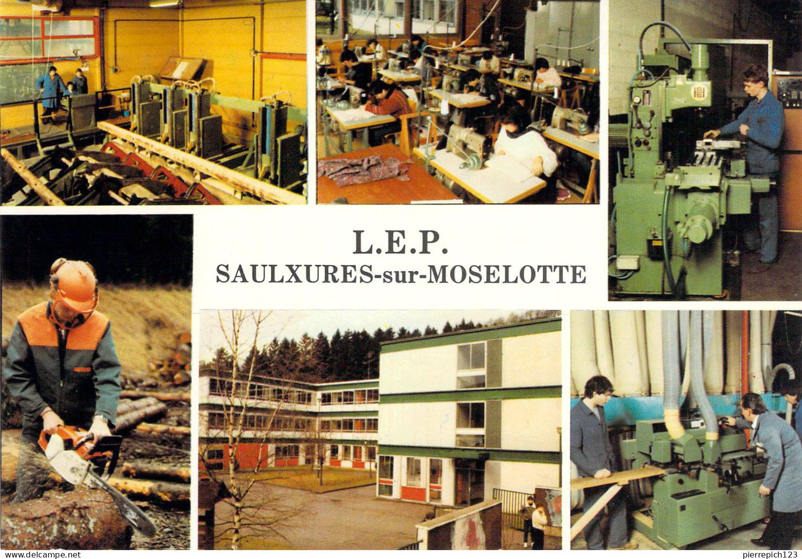 88 - Saulxures Sur Moselette - Industries Du Bois, De La Mécanique Et De L'Habillement : L.E.P - Multivues - Saulxures Sur Moselotte