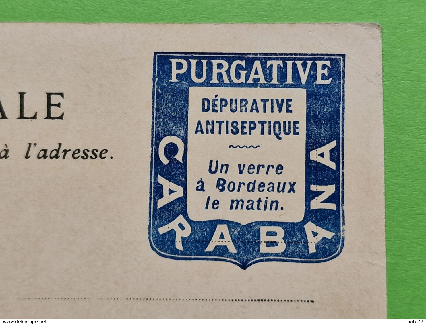 PORTE-TIMBRE France N° 1092 Yvert & Tellier 2010 - CARABANA - Imprimé Sur CPA Paris Expo 1900 Aquarium / COTE 100€ - Unclassified