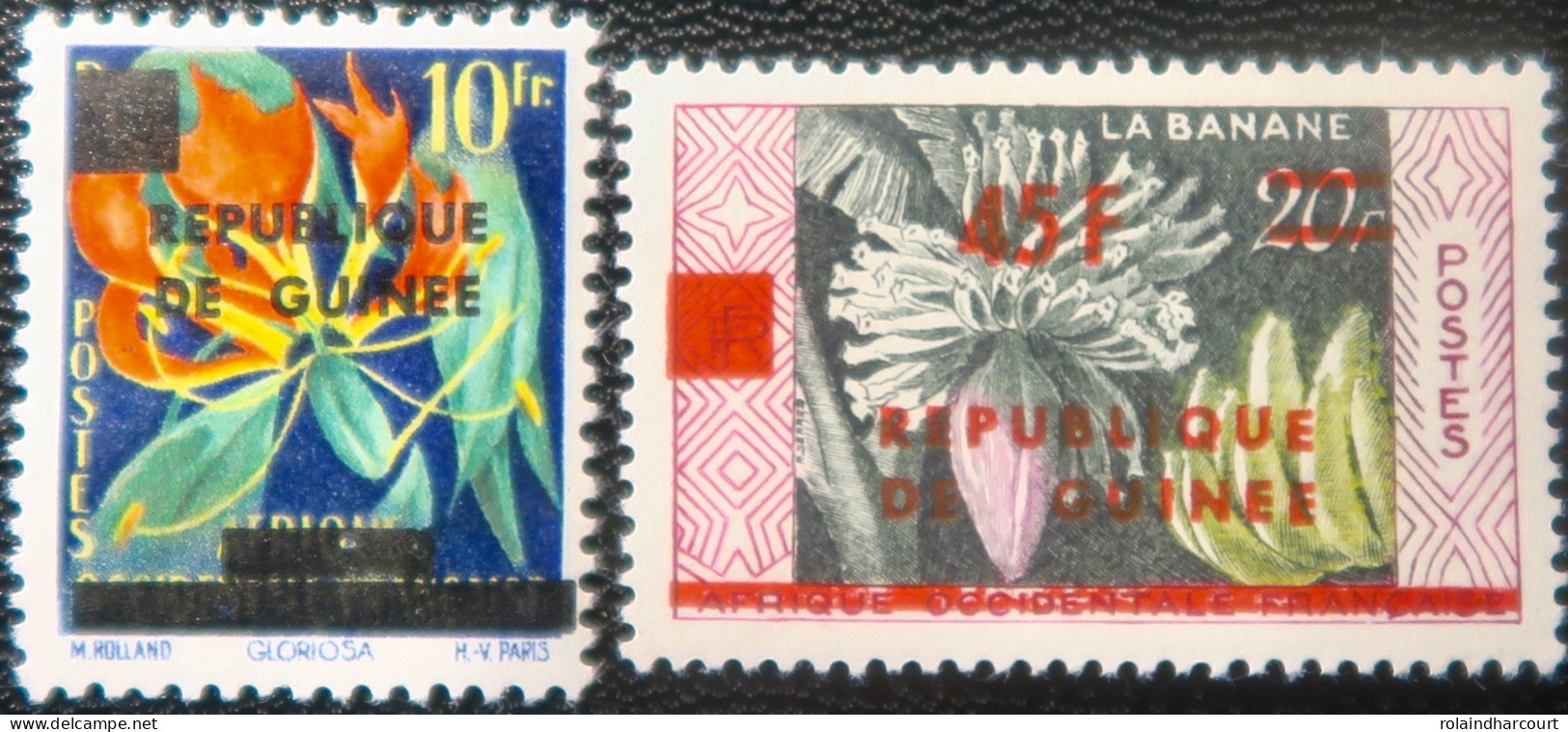 R2253/701 - GUINEE - 1958 - N°1 à 2 NEUFS* - Guinea (1958-...)