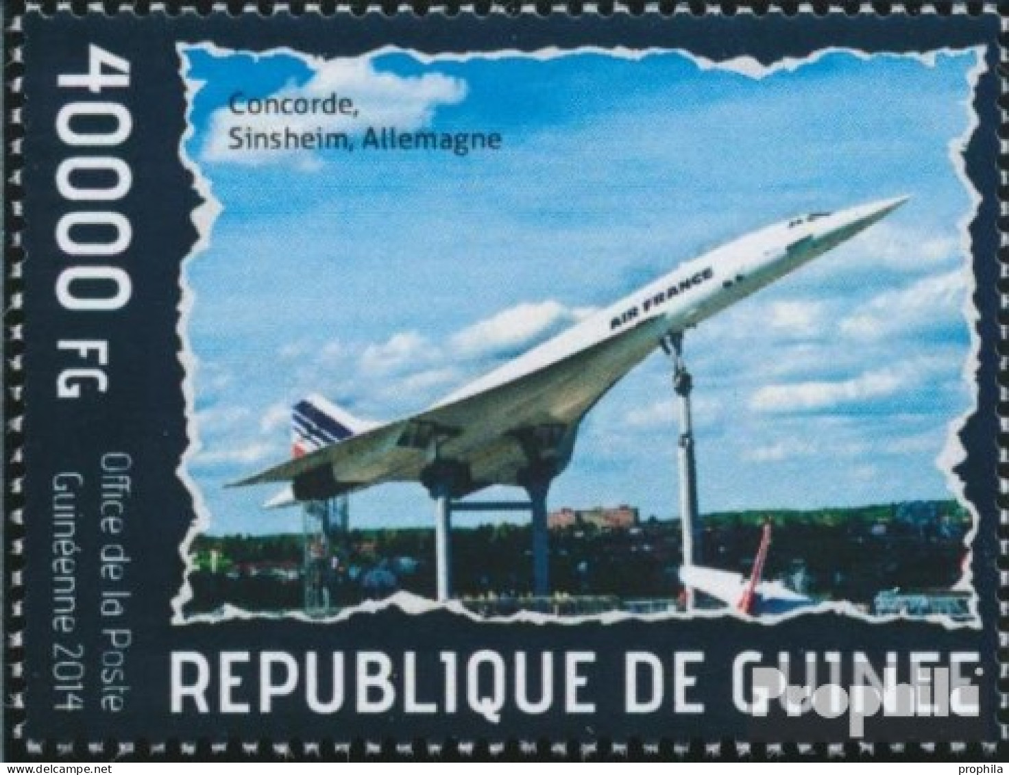 Guinea 10290 (kompl. Ausgabe) Postfrisch 2014 Concorde - Guinea (1958-...)