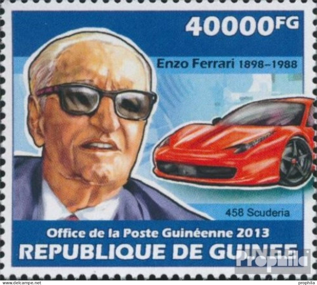 Guinea 10172 (kompl. Ausgabe) Postfrisch 2013 Enzo Ferrari - Guinea (1958-...)