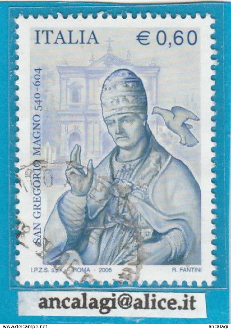 USATI ITALIA 2006 - Ref.1022 "SAN GREGORIO MAGNO" 1 Val. - - 2001-10: Usados