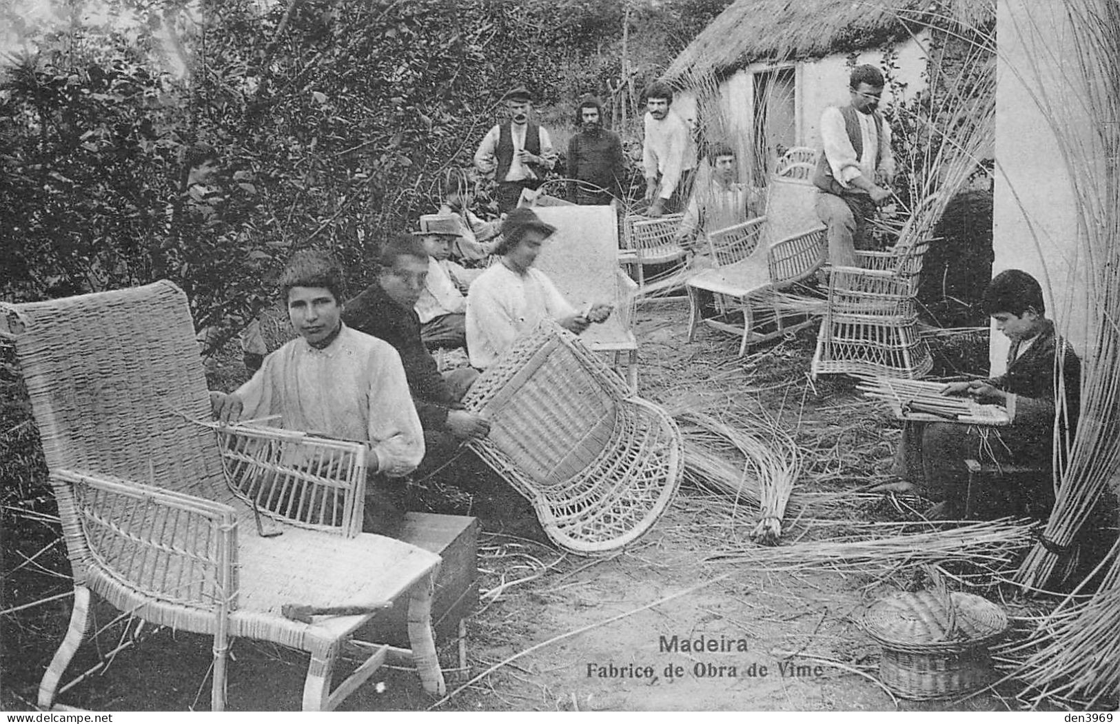 Portugal - MADEIRA - Fabrico De Obra De Vime - Vanniers, Fauteuils En Osier - Madeira