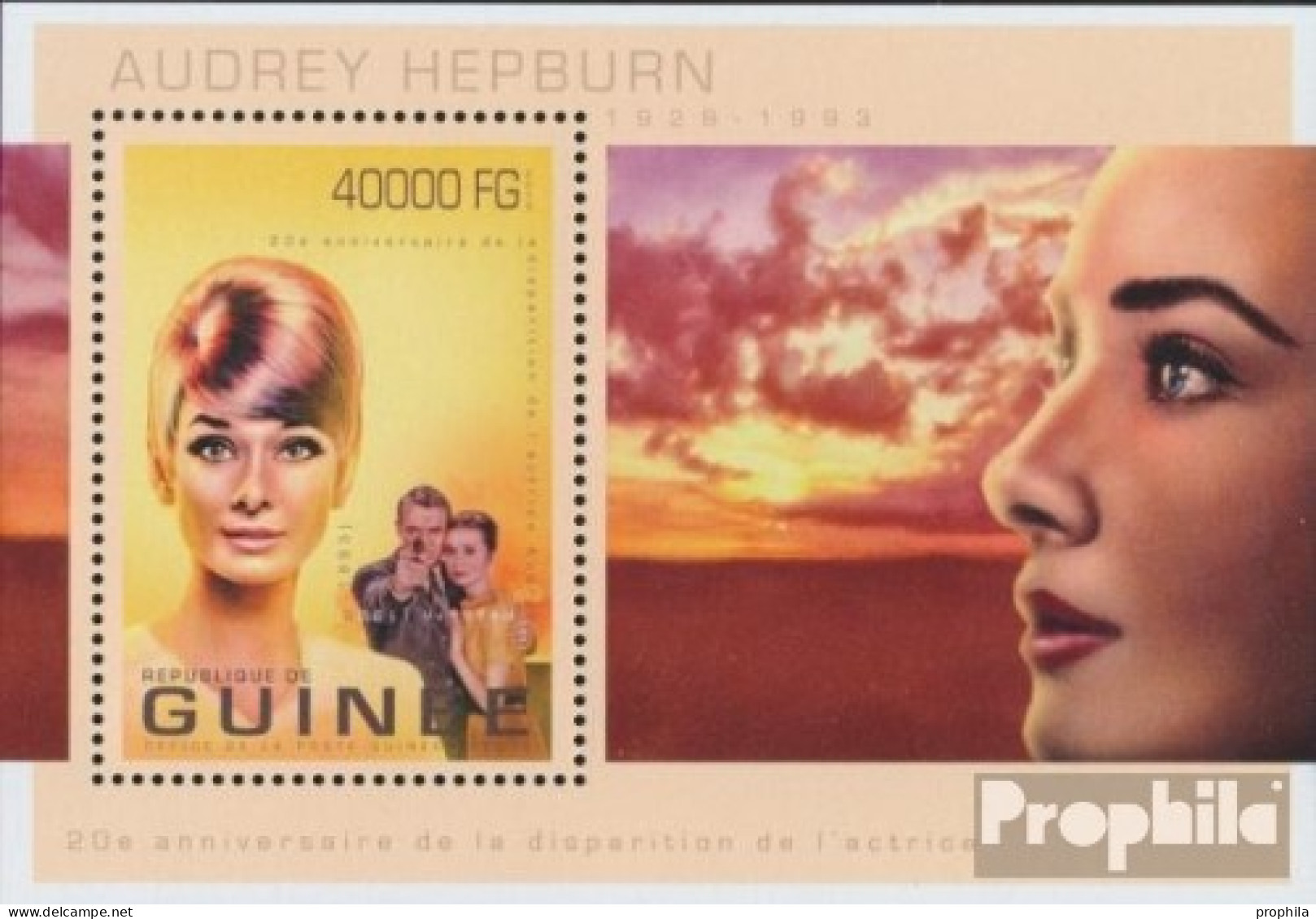 Guinea Block 2255 (kompl. Ausgabe) Postfrisch 2013 Audrey Hepburn - Guinea (1958-...)