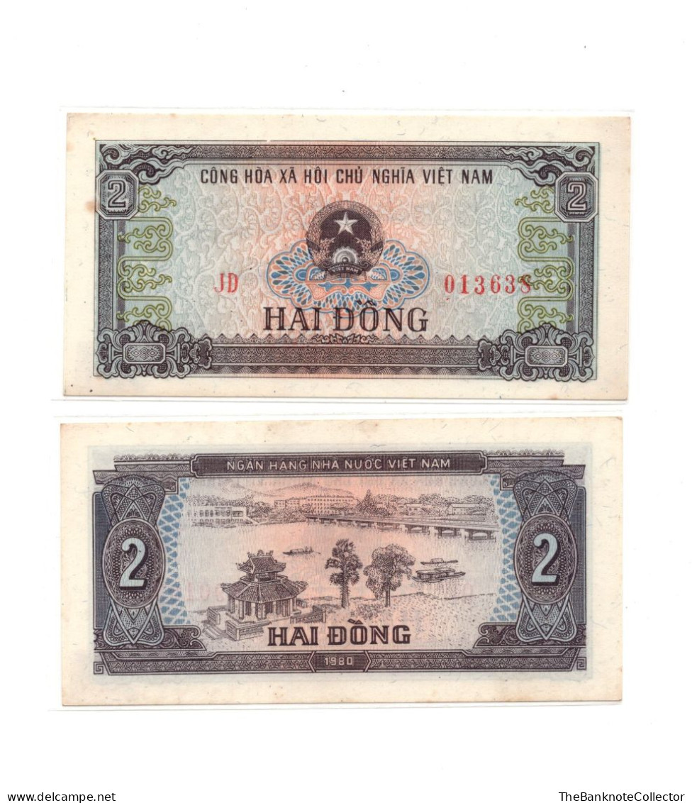 Vietnam 2 Dong 1980 P-85 UNC Foxing - Viêt-Nam