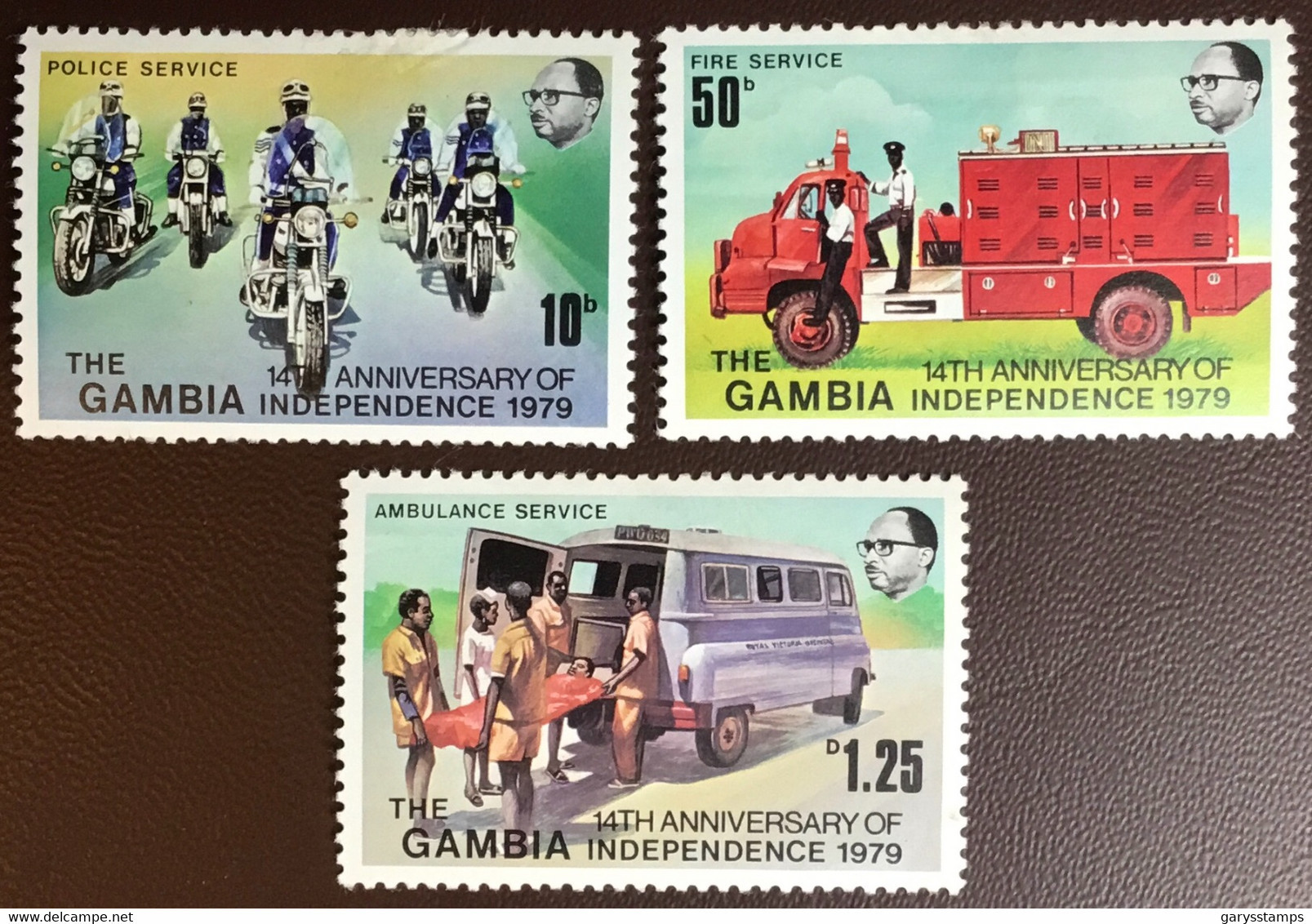 Gambia 1979 Independence Anniversary Emergency Services MNH - Gambia (1965-...)