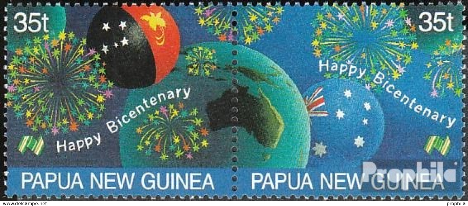 Papua-Neuguinea 572-573 Paar (kompl.Ausg.) Postfrisch 1988 Australien - Papua Nuova Guinea