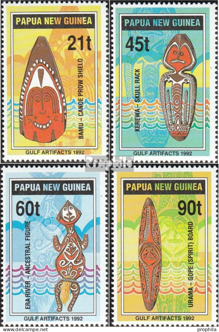 Papua-Neuguinea 655-658 (kompl.Ausg.) Postfrisch 1992 Kunst - Papua Nuova Guinea