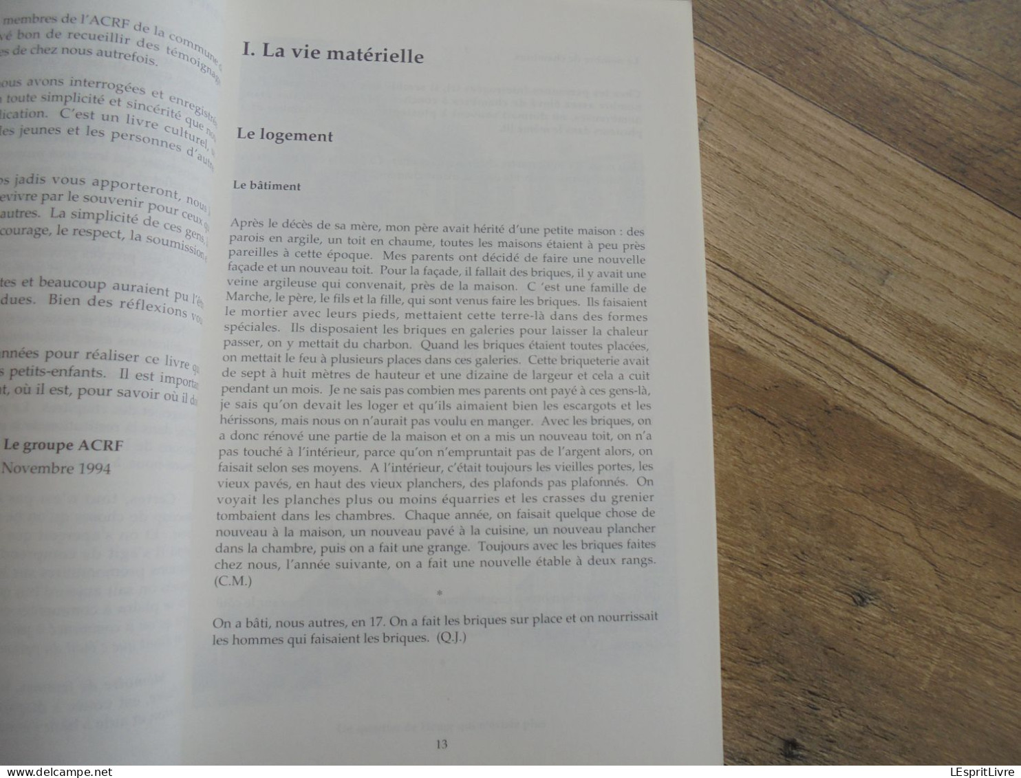 MEMOIRE DE FEMMES En Famenne RégionalismeBaillonville Bonsin Noiseux Sinsin Waillet Somme Leuze Nettine Heure - Belgique