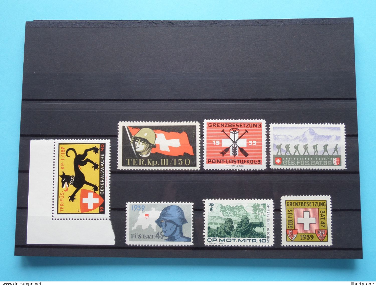 Lotje >> Sluitzegel Timbres-Vignettes Picture Stamp Verschlussmarken ( What You See Is What You Get ) La SUISSE ! - Gebührenstempel, Impoststempel