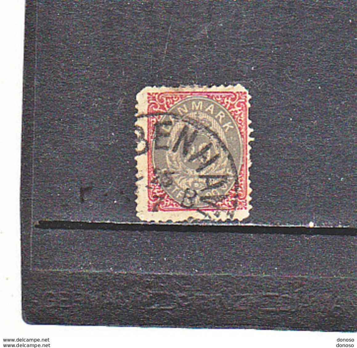 DANEMARK 1875 Yvert 26A Oblitéré, Cote : 40 Euros - Used Stamps
