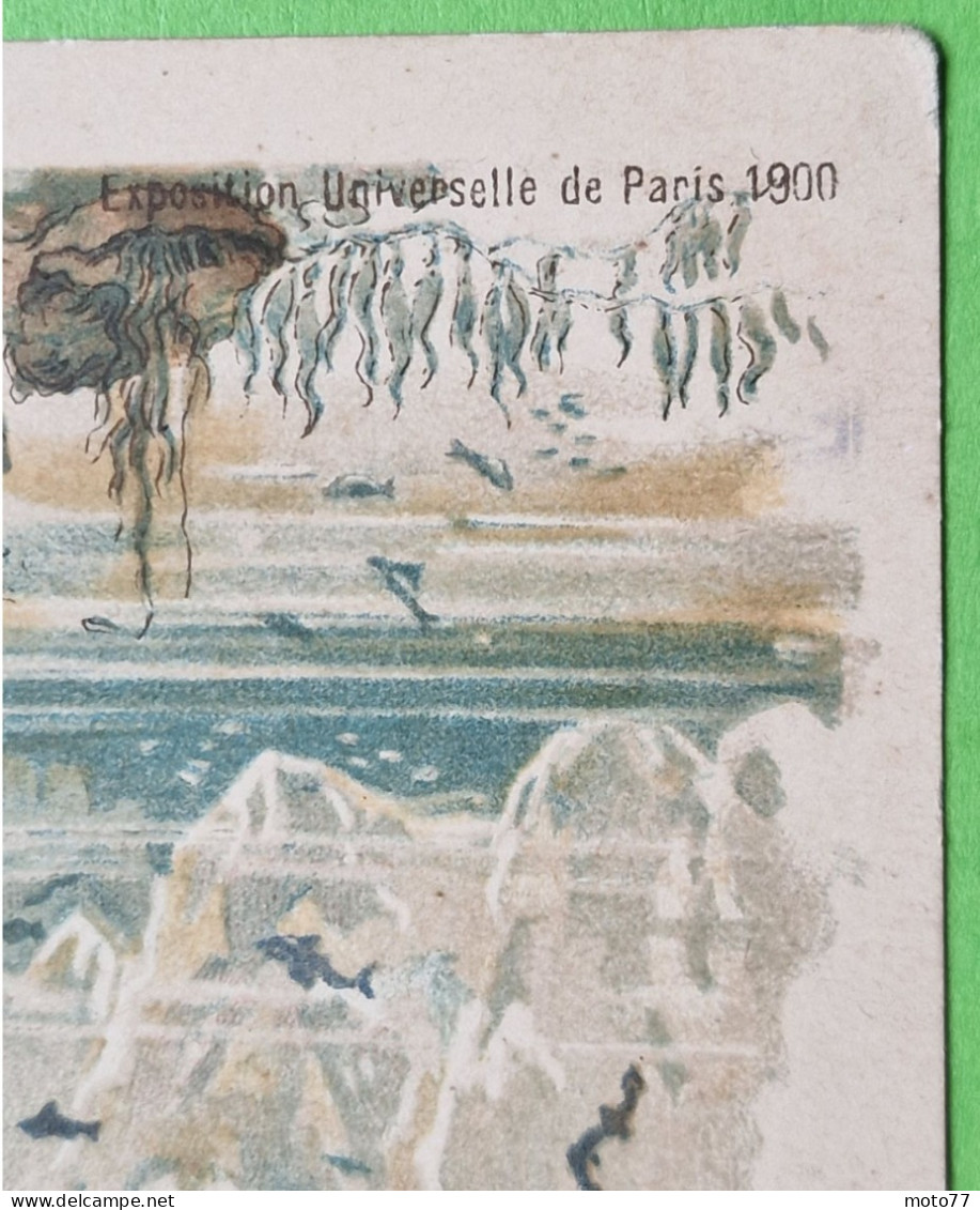 PORTE-TIMBRE France N° 1370 Yvert & Tellier 2010 - St LEGER - Imprimé Sur CPA Paris Expo 1900 Aquarium 1/ COTE 100€ - Unclassified