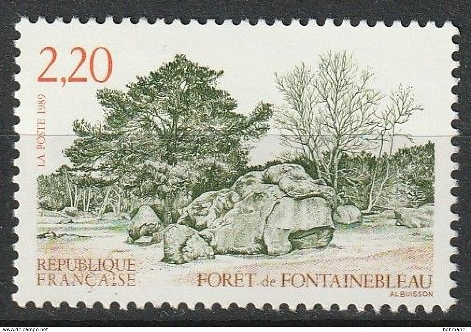 Série Touristique La Forêt De Fontainebleau, Timbre Neuf** N° 2586 - Ungebraucht