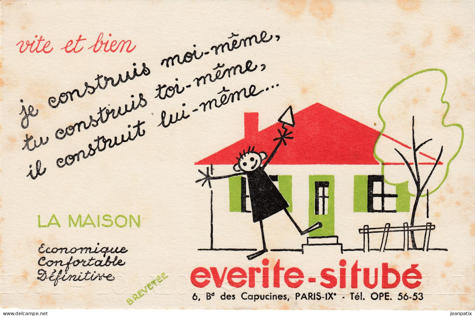 BUVARD & BLOTTER - Maison à Construire - EVERITE Situbé - Boulevard Des Capucines PARIS IX ème - Other & Unclassified
