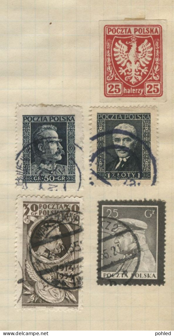 01340KUN*POLSKA*POLAND*SMALLER SET OF VARIOUS STAMPS - Colecciones